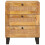 VidaXL vidaXL Bedside Cabinet Natural 50 x 33 x 62 cm Solid Mango Wood 4