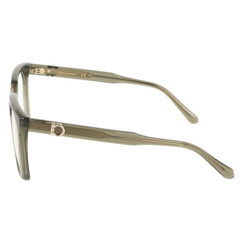 Ferragamo Óculos de Grau - FERRAGAMO - SF3042E - 55 mm - Khaki transparente - Plástico 2