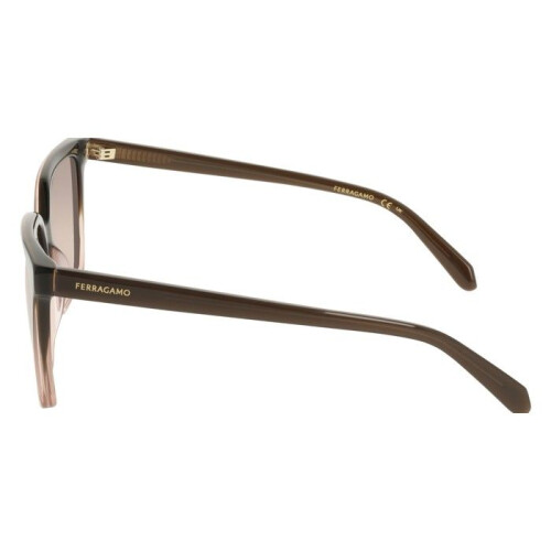 Ferragamo Aurinkolasit - FERRAGAMO - SF2102S - Läpinäkyvä ruskea gradientti - 57/16/145 2