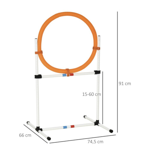 Draagbare springring voor huisdieren, wit 2