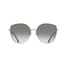Sunglasses - FERRAGAMO - SF339S - Gold metal - Gradient gray lenses - 60 mm