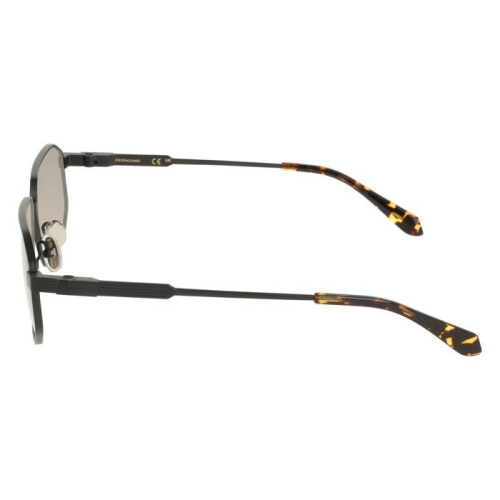 Ferragamo Sunglasses - FERRAGAMO - SF340S - Titanium - Aviator - Matte Black