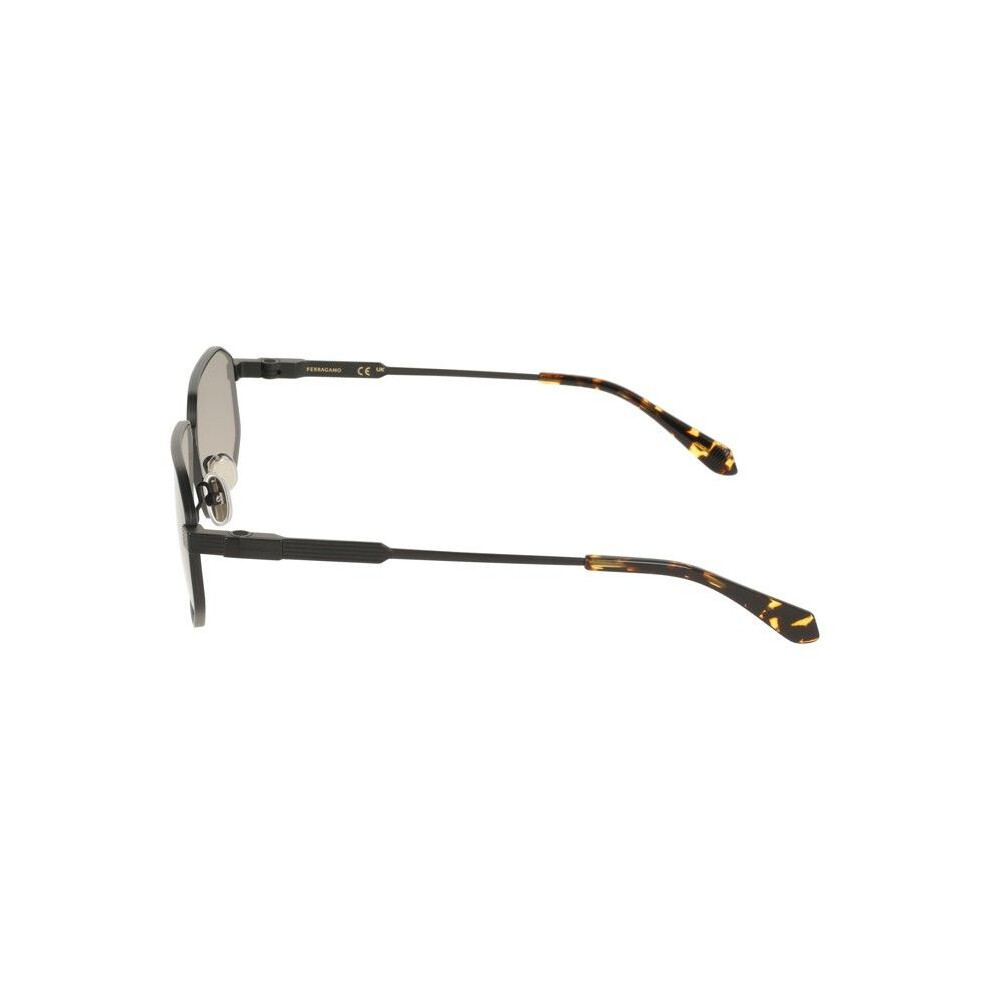 Ferragamo Sunglasses - Sf340s - Titanium - Aviator - Matte Black