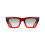 Ferragamo Ferragamo SF2105S Sunglasses 50/23/145 Transparent Dark Red Gradient Acetate WOMAN SF2105S 2