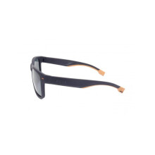 Zonnebril Hugo Boss BOSS 1496/S 55/19/140 Matt blauw oranje Eco polyamide MAN BOSS 1496/S