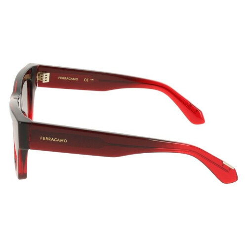 Ferragamo Ferragamo SF2105S Sunglasses 50/23/145 Transparent Dark Red Gradient Acetate WOMAN SF2105S 2