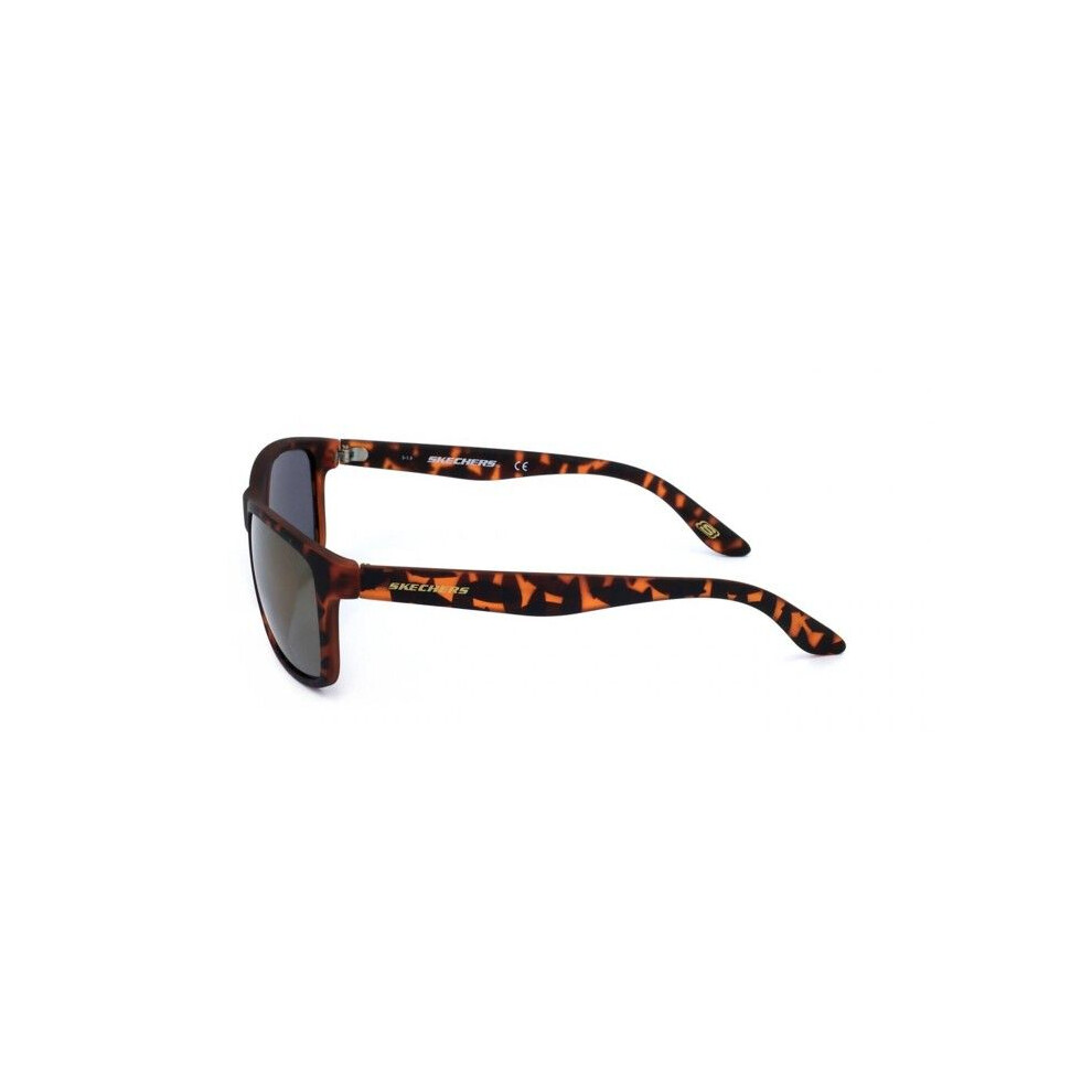 Skechers Se6049 Sunglasses 56/18/140 Dark Havana Injected Man Se6049