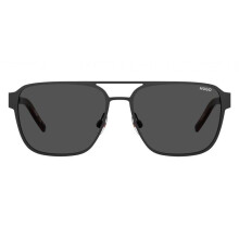 Zonnebril Hugo HG 1298/S 57/16/145 ZWART ROOD/GRIJS metaal man HG 1298/S