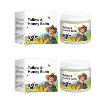 (2PCS) Tallow & Honey Balm Tallow Face Moisturizer Handmade All-Natural Moisturizer