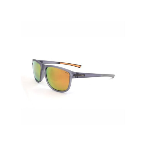 Fila Men's Sunglasses - FILA - Rectangular - Polarized - Gray - Full Frame - Synthetic - Injected