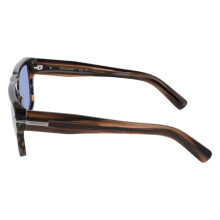Gafas de Sol - FERRAGAMO - SF2070S - Acetato - Marrón rayado - Cuadrado 56/18/150