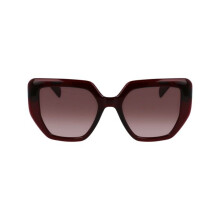 Liu Jo LJ788S 52/19/140 BURGUNDY/PUNAVIINI VARJOSTETTU HARMAA BIO INJ-G820 naisten aurinkolasit LJ788S
