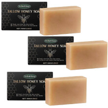 (3pcs) Saponetta artigianale biologica al sego per pelli sensibili, secche e irritate - Trattamento idratante naturale (1 saponetta)