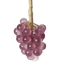 (Purple) Sapone artigianale in corda di cristallo all'uva, saponetta detergente delicata e naturale per mani e corpo, dal profumo fresco.