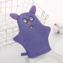 (Mouse) Baby-Badehandschuhe mit Tiermotiven – Peeling-Waschhandschuh zum Baden und Massieren von Kleinkindern (4er-Packung)