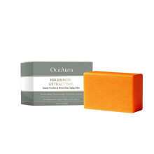 (2PCS) Persimmon Deodorizing Soap Bar for Body Odor Control, Natural Body Wash for Eliminating Old People Smell, Purifying Odor Eliminator (2-Pack)