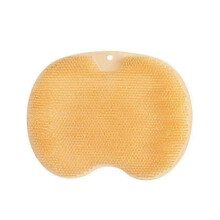 (yellow) Tapis de nettoyage en silicone pour salle de bain : brosse de douche pour les pieds et le dos, et coussin de massage.