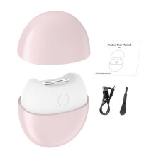 (Pink) 3-in-1 Electric Nail Trimmer with Variable Speed & LED Light – Suitable for Children, Adults, and Seniors