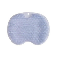 (purple) Tapis de nettoyage en silicone pour salle de bain : brosse de douche pour les pieds et le dos, et coussin de massage.
