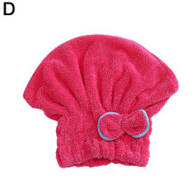 (red) 2 Pack Microfiber Bow Tie Hair Drying Cap 9.84x11.81 Inch Quick-Absorb Towel for Women Travel Gym
