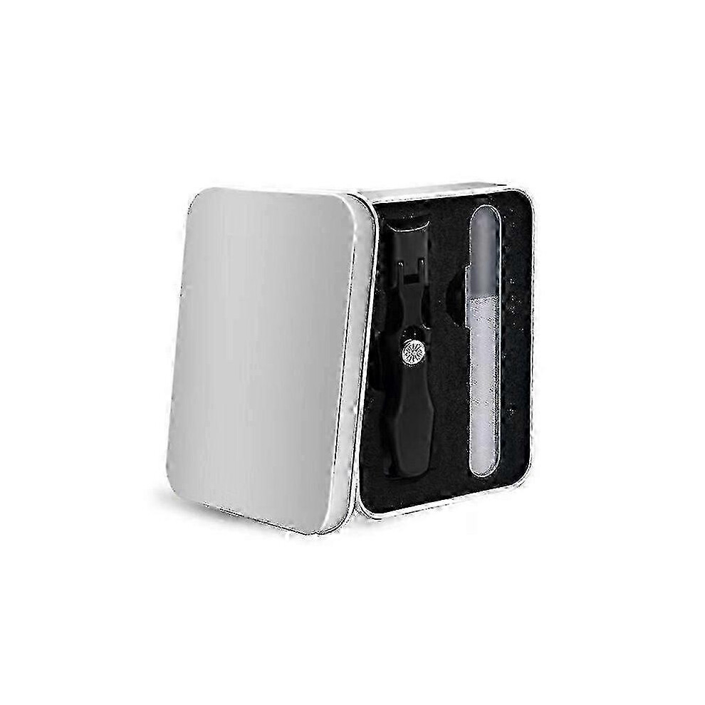 (black) Luxgrip Ultra Sharp Nail Clippers SQ3 - Premium Trimming Tool for Luxury Care