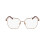 Ferragamo Ferragamo SF2234 56/16/140 Roze goud Metalen Zonnebril VROUW SF2234 2