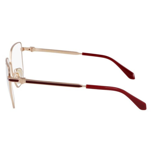 Ferragamo Ferragamo SF2234 56/16/140 Roze goud Metalen Zonnebril VROUW SF2234 2