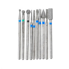 (2) 10 stk. diamantslipebor poleringshodesett for elektrisk maskin