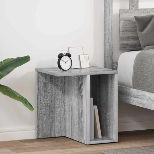 VidaXL vidaXL End Table 2 pcs Grey Sonoma 37 x 32 x 40 cm Engineered Wood