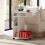 Homcom Mesa Auxiliar Blanco 40 x 30 x 69 cm 2
