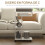 Homcom Mesa Auxiliar Blanco 40 x 30 x 69 cm 5