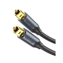 VENTION Optical Audio Cable 2m Digital Optical Audio Cable Toslink Optical Cable for Soundbar to Tv, Optical Lead Gold-Plated for Home Cinema, S/PDIF