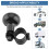Black Car Steering Knob Heavy Duty 6