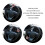 Black Car Steering Knob Heavy Duty 17