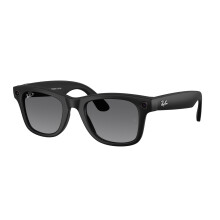 Ray-Ban Meta (Gen 2) Wayfarer AI Glasses for Men, Women — 12 MP Camera, 3K Ultra HD Video, Open-Ear Audio, Meta AI — 2X Battery Life — Matte Bla