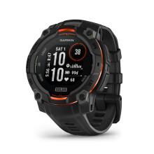 Garmin Instinct 3, 45mm rugged GPS smartwatch with SOLAR charging,built in sports & health apps, LED flashlight, shock resistant, 10ATM, unlimited ba