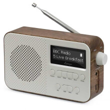 LEMEGA PR2 Max DAB Radio with Bluetooth,Portable Digital FM Radio,Walnut