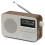LEMEGA PR2 Max DAB Radio with Bluetooth,Portable Digital FM Radio,Walnut 1