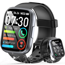 Smart Watch for Men Women Answer/Make Call, 1.95" HD Fitness Watch with Heart Rate/Sleep/Stress Monitor, 2026 Activity Tracker with 110+ Sport Modes,
