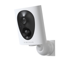 VIRTAVO VF1 Security Camera Outdoor Wireless, 2K Starlight Colour Night Vision, Wire-Free Rechargeable Battery CCTV Camera, No Monthly Fee, PIR Motio