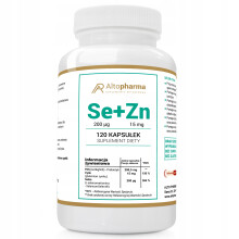 Alto Pharma Se + Zn Selen + Cynk 120 kapsułek