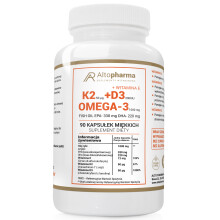 Alto Pharma Witamina K2 + D3 + Omega-3 90 kapsułek
