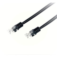 RGB Networks Ltd Super High Speed ADSL 2 + Cable Telephone Extension RJ11-RJ11 5m Cat5e BT Broadband Gold Plated Connector Premium Quality (5m Black)