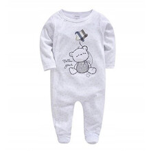 Pelele para Bebé Mono para Niños 6-9 Meses Algodón Blanco — ropa bebé, peleles algodón, canastilla recién nacido