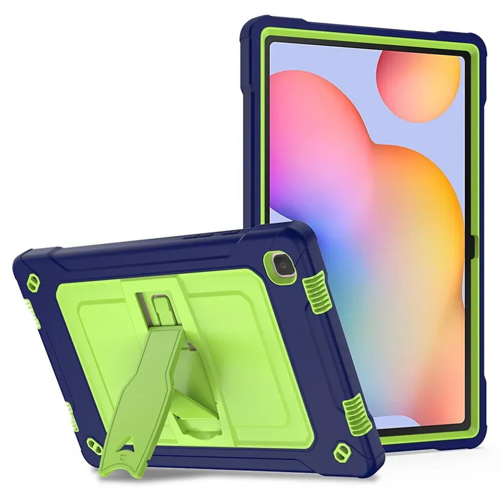 Ipad 10.2 Inch Case 2019 2020 Heavy Duty Rugged Stand Cover Â Armored Ipad Case, Ipad 10 2 2019 Case, Stand Case, Silicone Case Green 5906792660734