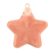 (Pink, Flower Type) Brosse à vaisselle en silicone multifonctionnelle double face, éponge à récurer pour casseroles et poêles à la maison