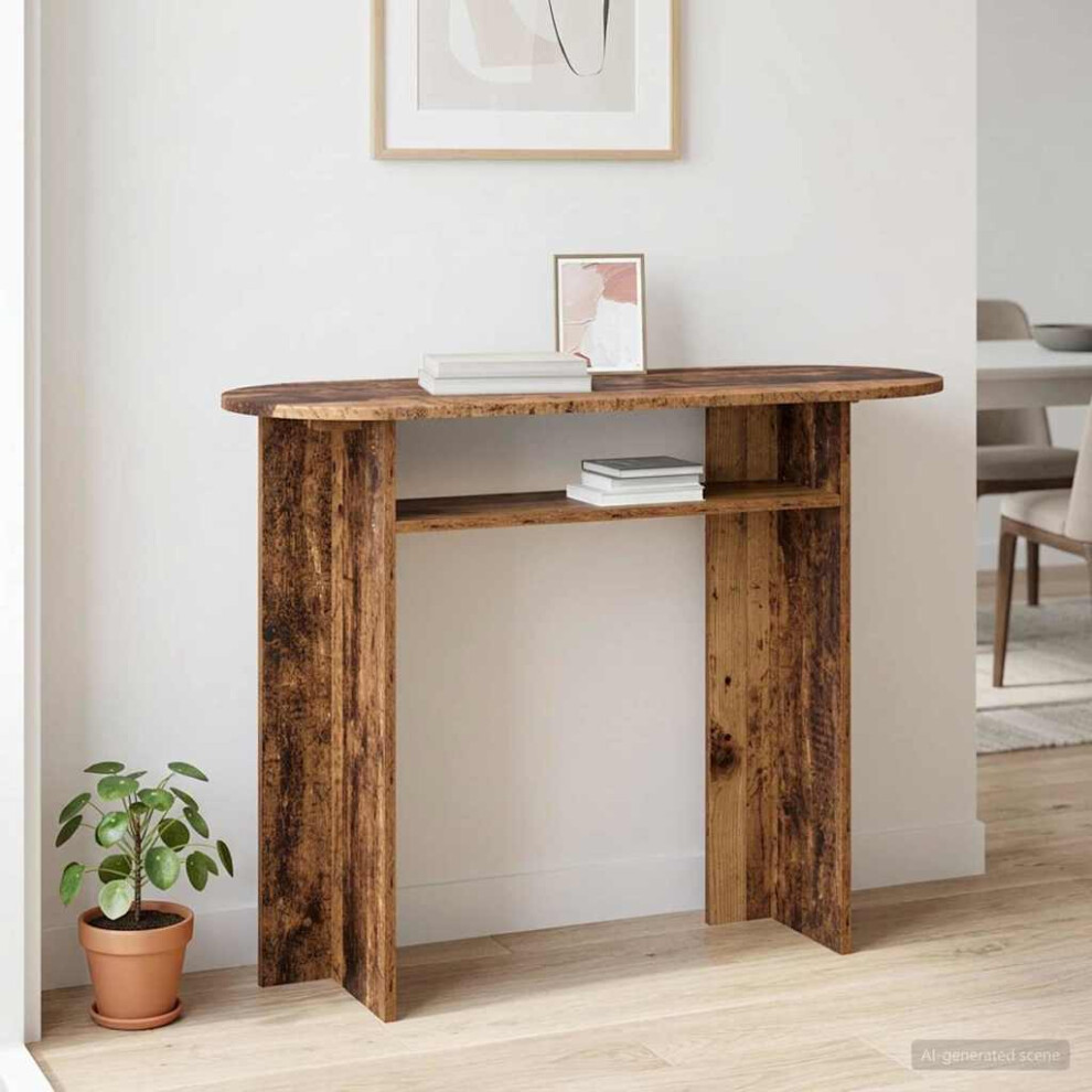 Vidaxl Console Table Old Wood 100 X 39.5 X 75 Cm Engineered Wood