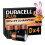 Duracell DURACELL Plus D Alkaline Batteries (4 Pack) 1.5V, LR20 1