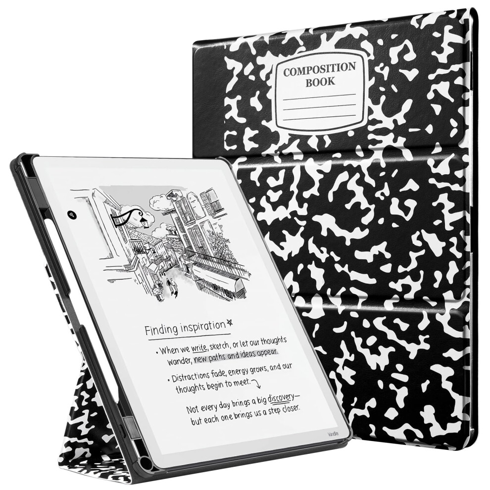 Cobak Case For 11" Kindle Scribe 3Rd Generation 2025, Kindle Scribe Colorsoft With Two Viewing Angles - All New Pu Leather Cover With Auto Sleep Wake 5006713749392