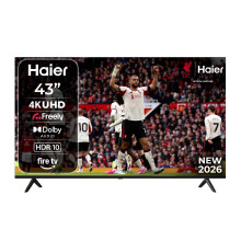 Haier 43" K85GUF 4K Ultra HD Smart TV with Fire TV, Freely, Dolby Audio, MEMC, HDR10, Bluetooth, HDMI 2.1